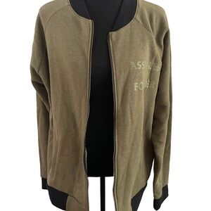 Assholes live forever Zip Up Sweater Jacket size XL